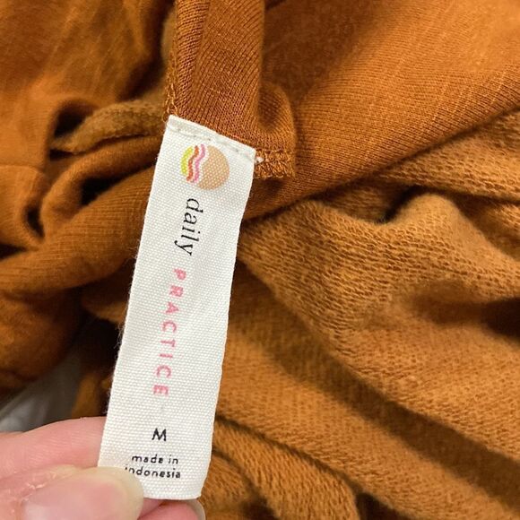 Daily Practice by Anthropologie Ruched Cozy Dress size Medium - Picture 11 of 16